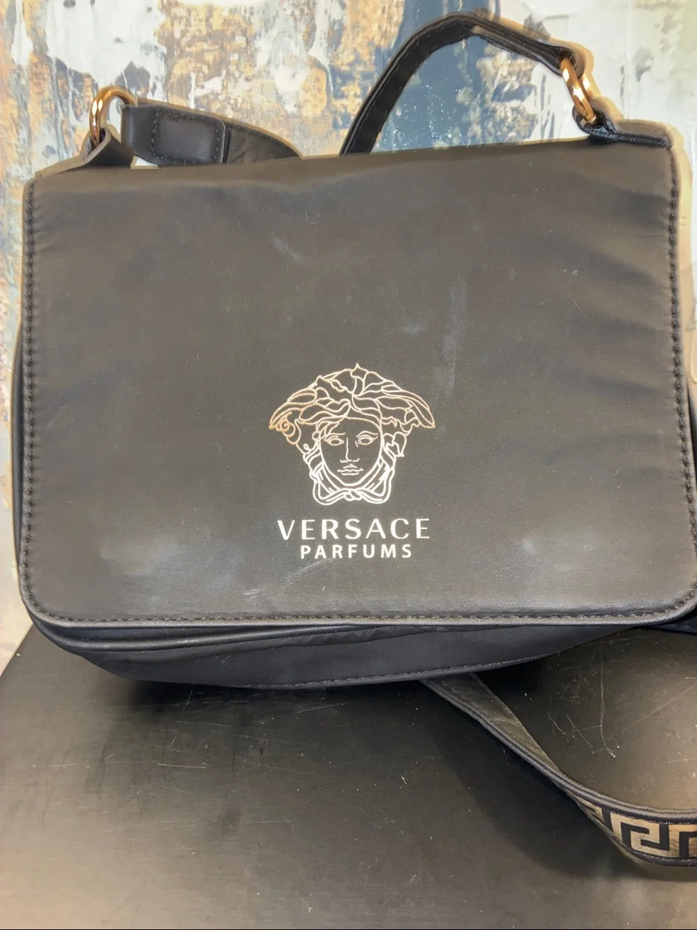 Genuine Versace Promotional Parfum  Medusa Logo Shoulder Bag